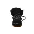 Top Quality Lamb Fur Lace Up Cotton-padded Shoes